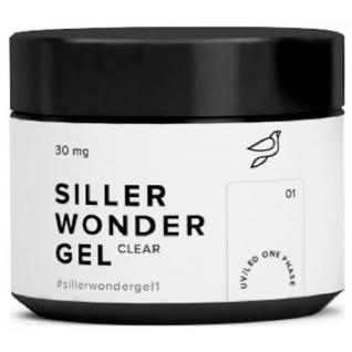 Гель Siller Wonder Gel № 01, 30 мл. Прозрачный