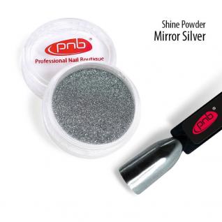 Втирка-блиск Дзеркальне Срибло PNB Shine Powder Mirror Silver 0.5 г
