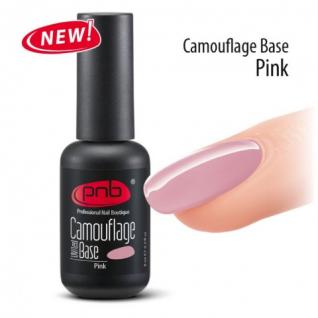 PNB База Camouflage base Pink 8мл., рожева камуфлюється база каучукова
