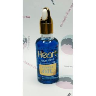 Heart, масло для кутикули, 50мл Vanilla (Синє) з квітами