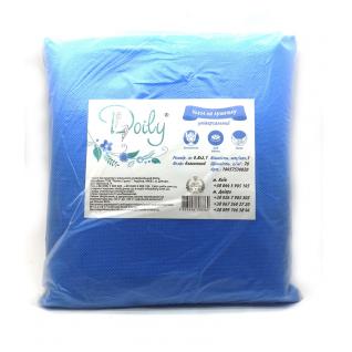 Чехол на кушетку Doily голубой 0,8х2,1 м (1 шт/пач) из спанбонда 70 г/м2