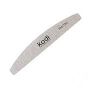 Kodi Пилка абразивність 100/180 для нігтів у формі "Півмісяць"колір:сірий