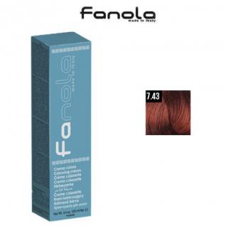 Fanola Фарба для волосся № 7.43 Medium Copper Golden Blonde