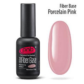 PNB База Fiber Porcelain Pink 8ml., Файбер база фарфоровый розовый 8мл.